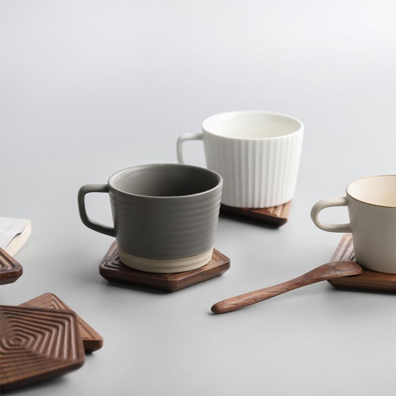 Creative Coasters – Svart valnøtt i unike former Skanto