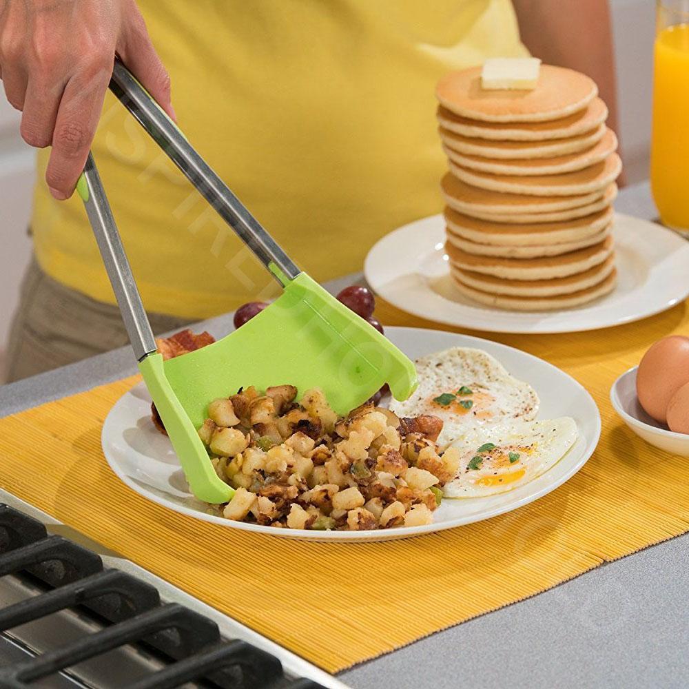 Skanto | 2 i 1 kjøkken spatula og tang