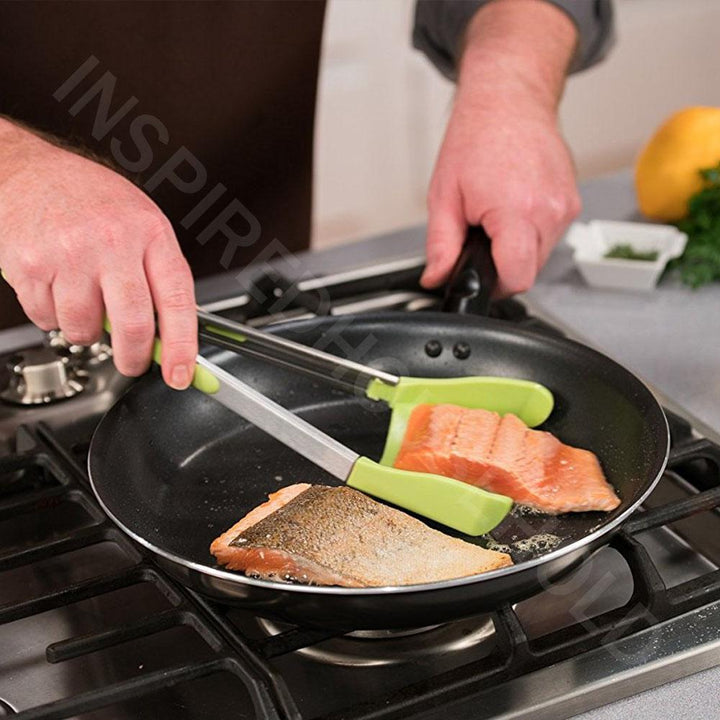 Skanto | 2 i 1 kjøkken spatula og tang