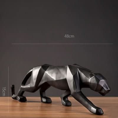 Moderne Jaguar-Figur fra Kunstharz für die Heimdekoration