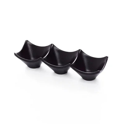 Japansk Melamin Dipskål Plastfat Sausdispenser | Skanto