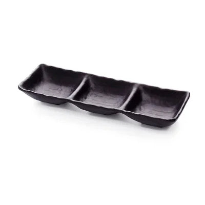 Japansk Melamin Dipskål Plastfat Sausdispenser | Skanto