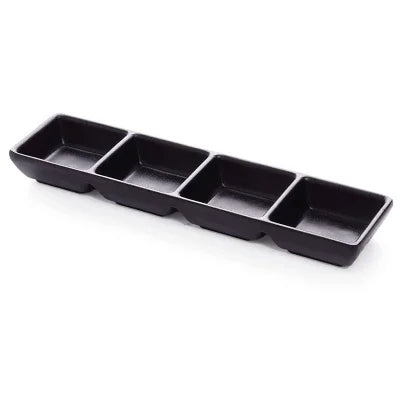 Japansk Melamin Dipskål Plastfat Sausdispenser | Skanto