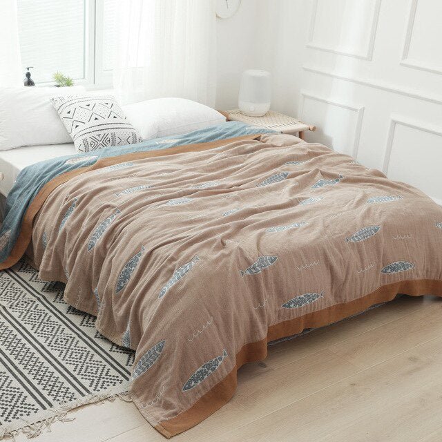 Norvo | Japansk Teppe | Mykt Bomullsteppe – Fire Årstider Komfort