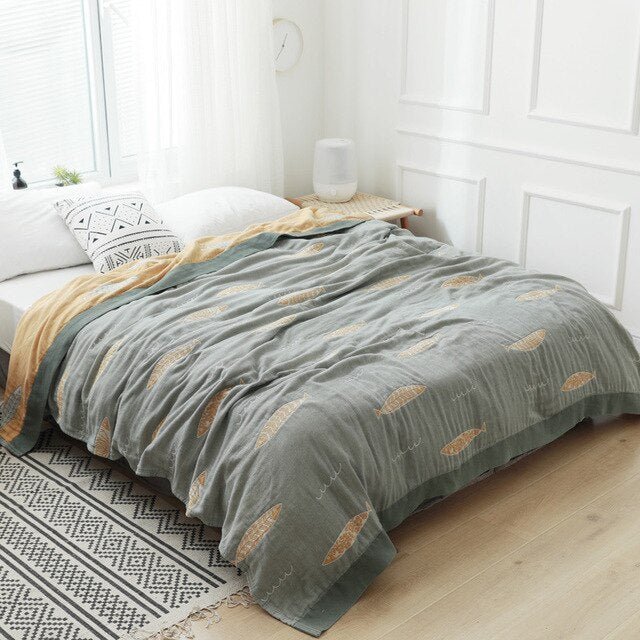 Norvo | Japansk Teppe | Mykt Bomullsteppe – Fire Årstider Komfort