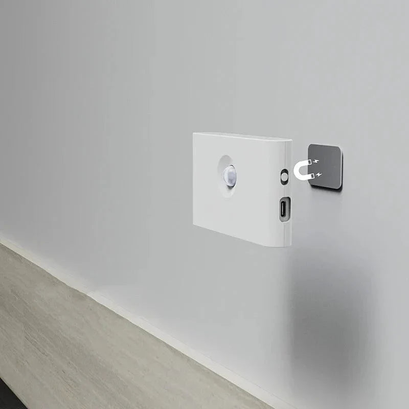 Trådløse LED-nattelys med bevegelsessensor | USB-ladbare | Mykt varmt lys | Skanto
