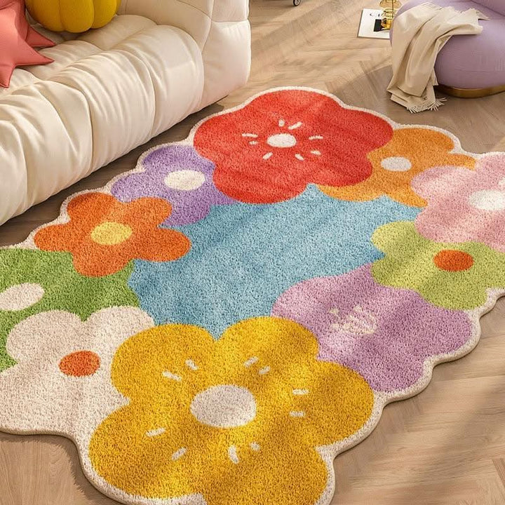Skanto | Wildflower Meadow Områdeteppe med Naturinspirert Design