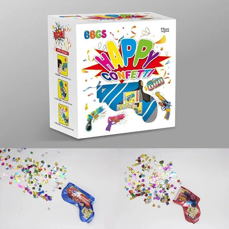 Skanto | PartyPop Blaster - Sofortkonfetti - Portabel festmagiske!