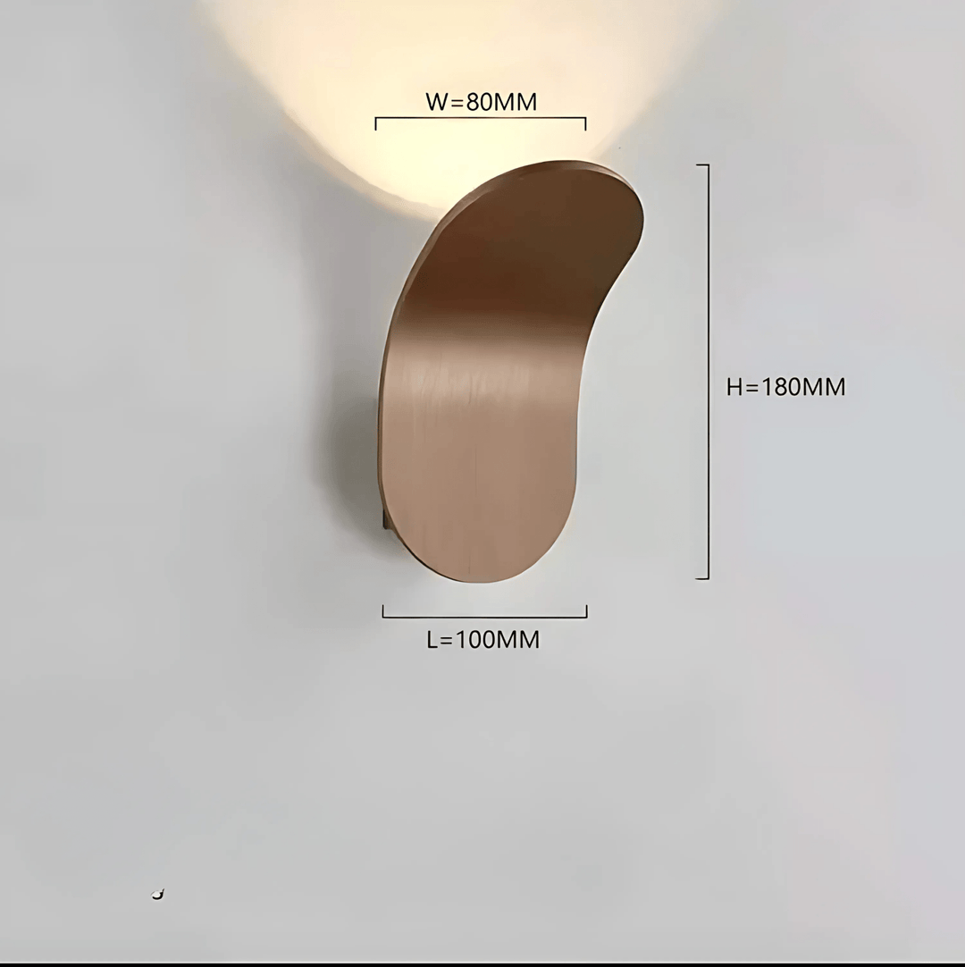 Skanto | Moderne Buet Vegglampe med LED Lys