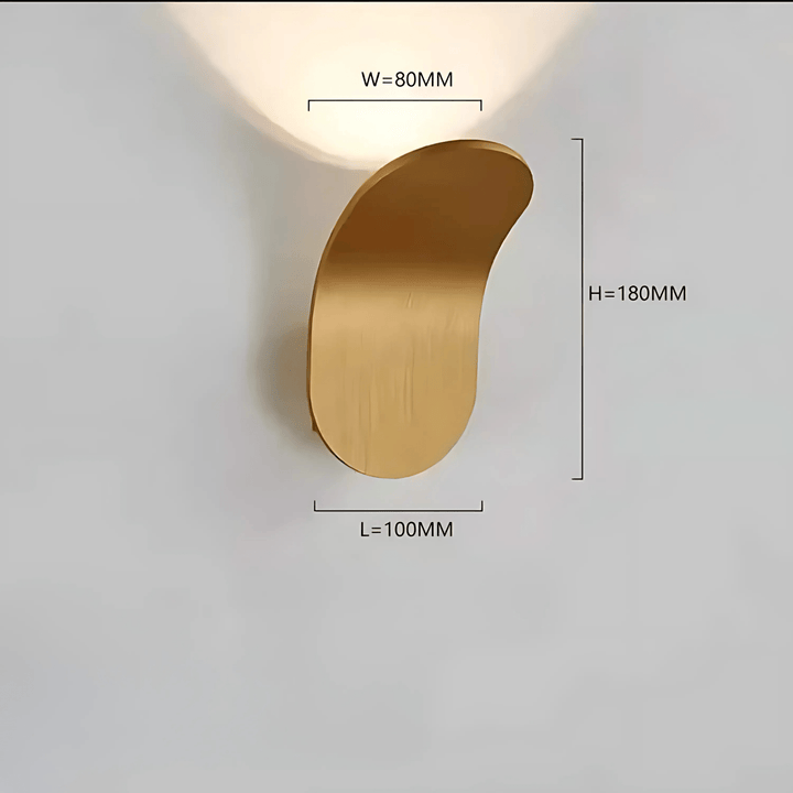 Skanto | Moderne Buet Vegglampe med LED Lys