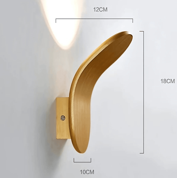 Skanto | Moderne Buet Vegglampe med LED Lys