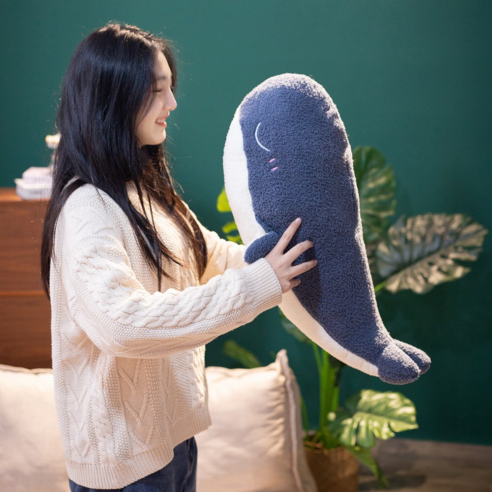 Skanto | Bedårende Fluffy Blå Hval Plushie