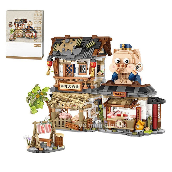 Skanto | Ancient Honey Bee & Bacon Butikkers Mikro Byggesett Samling