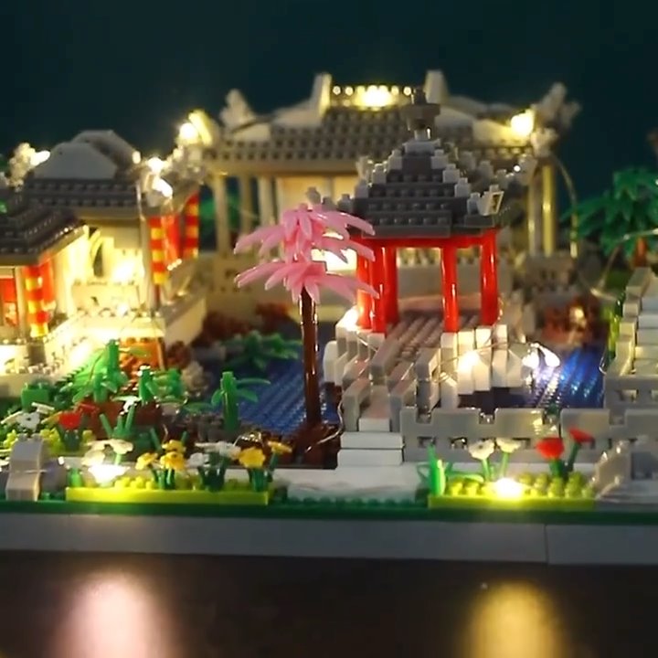 Skanto | Ancient Pagoda Village med Lake Nano Byggesteiner
