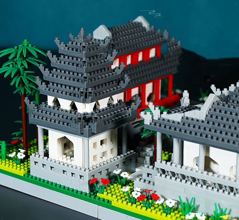 Skanto | Ancient Pagoda Village med Lake Nano Byggesteiner