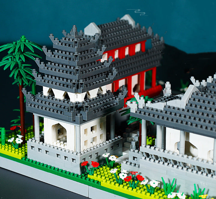 Skanto | Ancient Pagoda Village med Lake Nano Byggesteiner