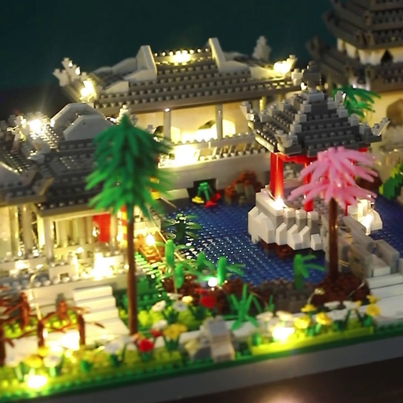 Skanto | Ancient Pagoda Village med Lake Nano Byggesteiner