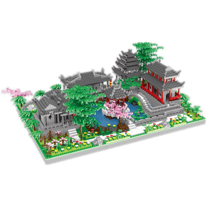 Skanto | Ancient Pagoda Village med Lake Nano Byggesteiner