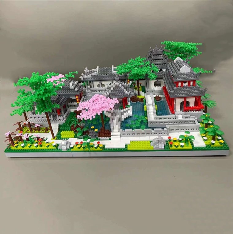 Skanto | Ancient Pagoda Village med Lake Nano Byggesteiner