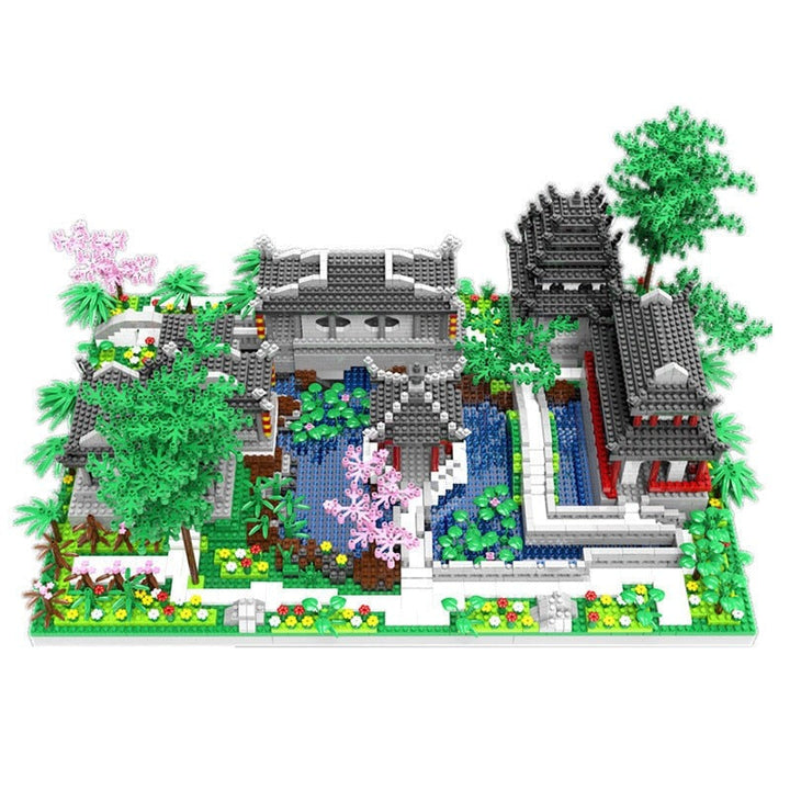 Skanto | Ancient Pagoda Village med Lake Nano Byggesteiner
