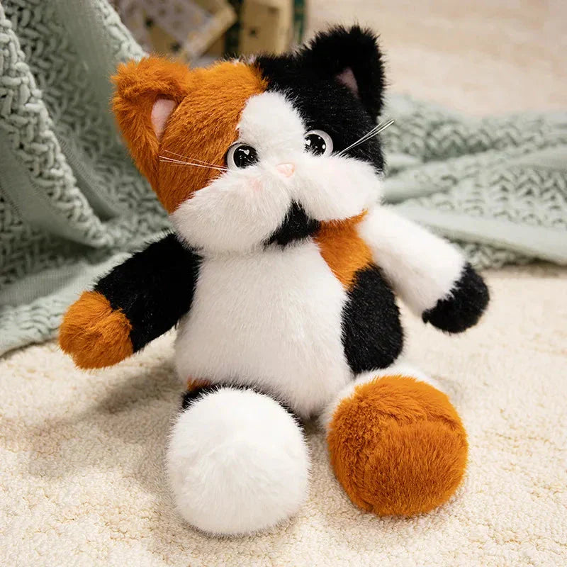 Skanto | Storøydet Calico Siamesisk Katt Plush Venner
