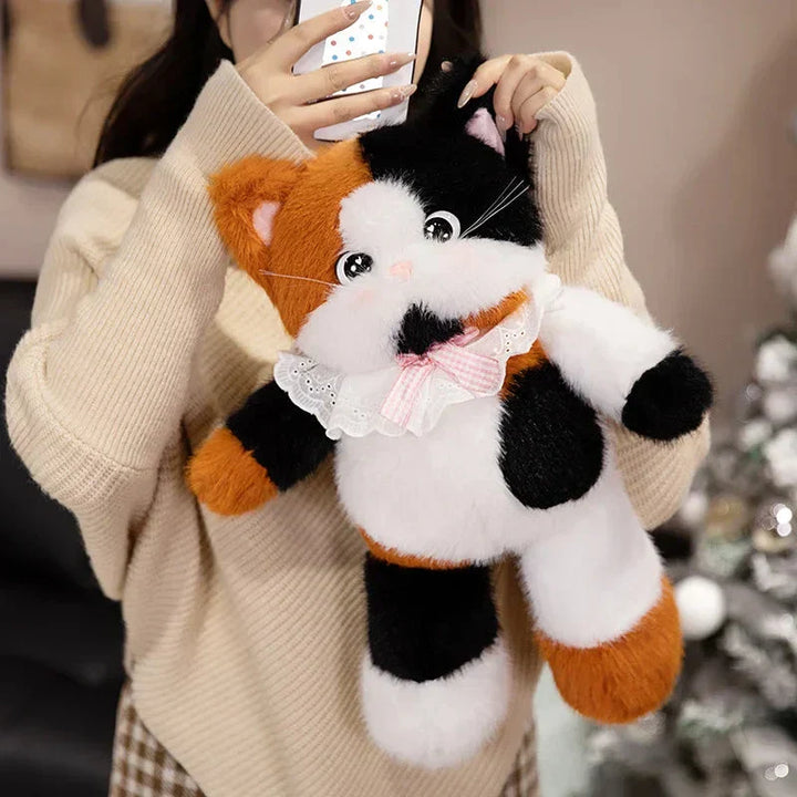 Skanto | Storøydet Calico Siamesisk Katt Plush Venner