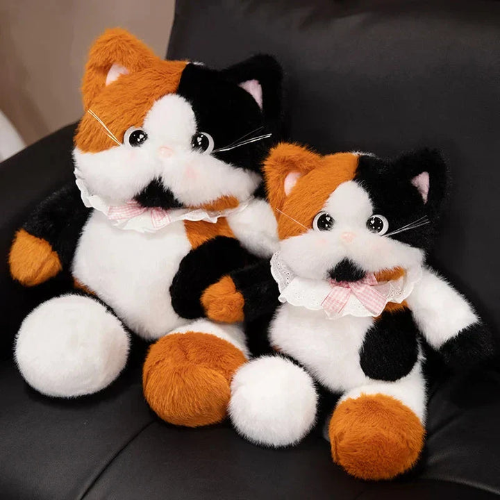 Skanto | Storøydet Calico Siamesisk Katt Plush Venner