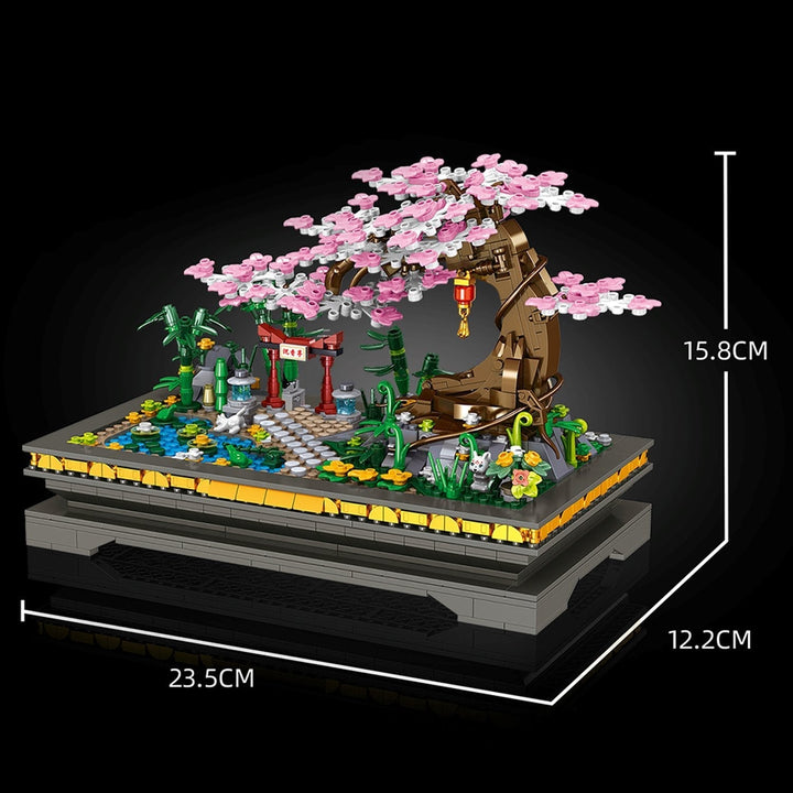 Skanto | Bonsai Cherry Blossom Sakura Shrine Nano Byggesett