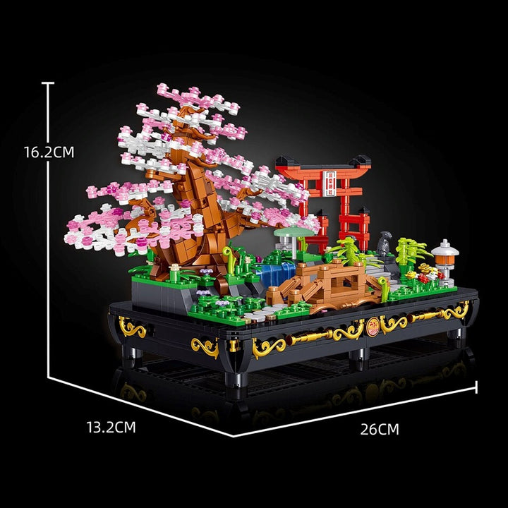 Skanto | Bonsai Cherry Blossom Sakura Shrine Nano Byggesett