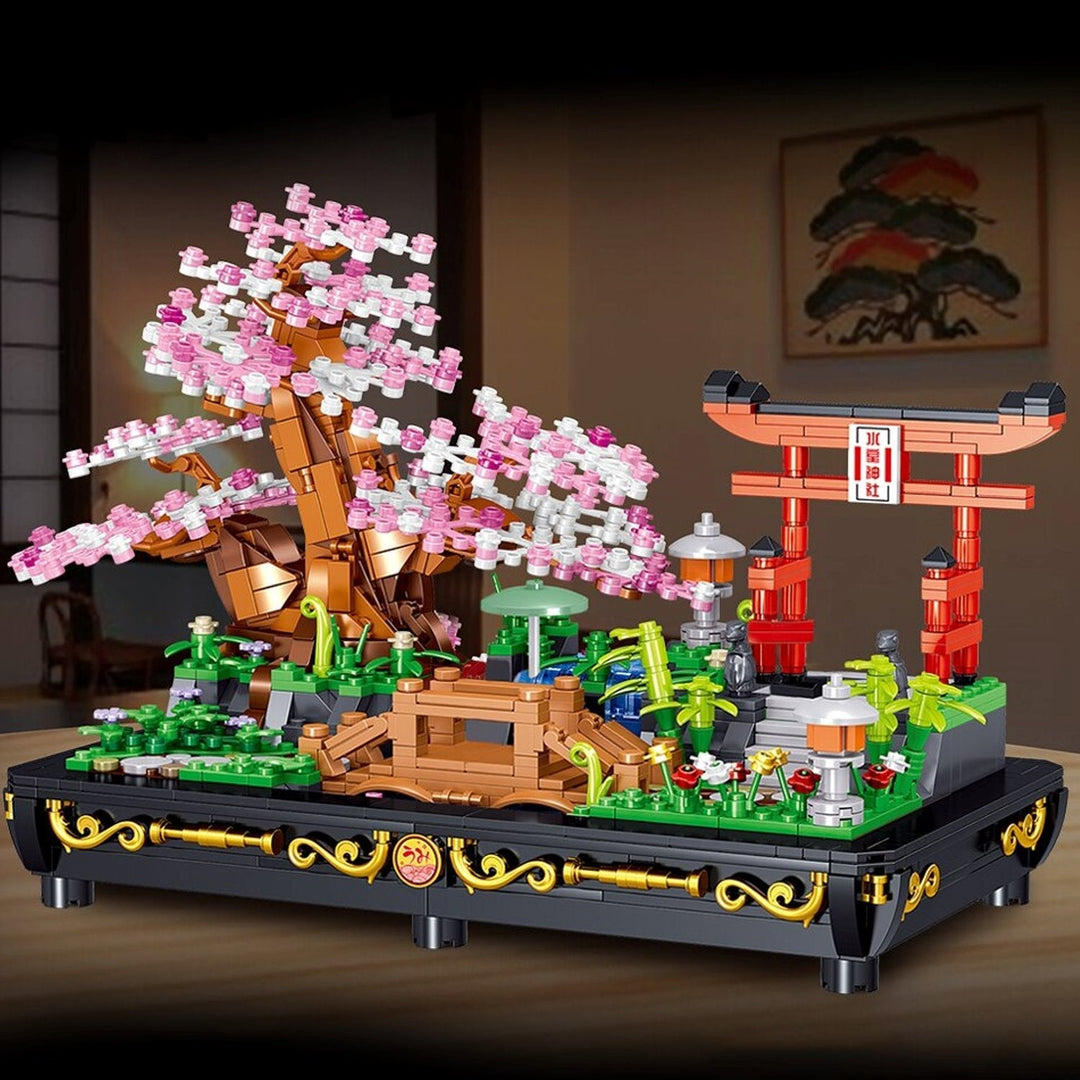 Skanto | Bonsai Cherry Blossom Sakura Shrine Nano Byggesett