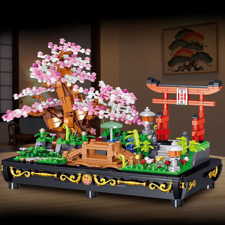 Skanto | Bonsai Cherry Blossom Sakura Shrine Nano Byggesett