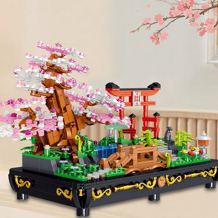Skanto | Bonsai Cherry Blossom Sakura Shrine Nano Byggesett