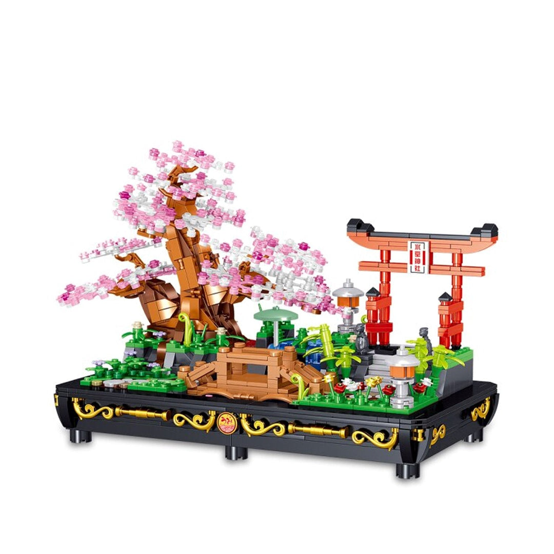 Skanto | Bonsai Cherry Blossom Sakura Shrine Nano Byggesett