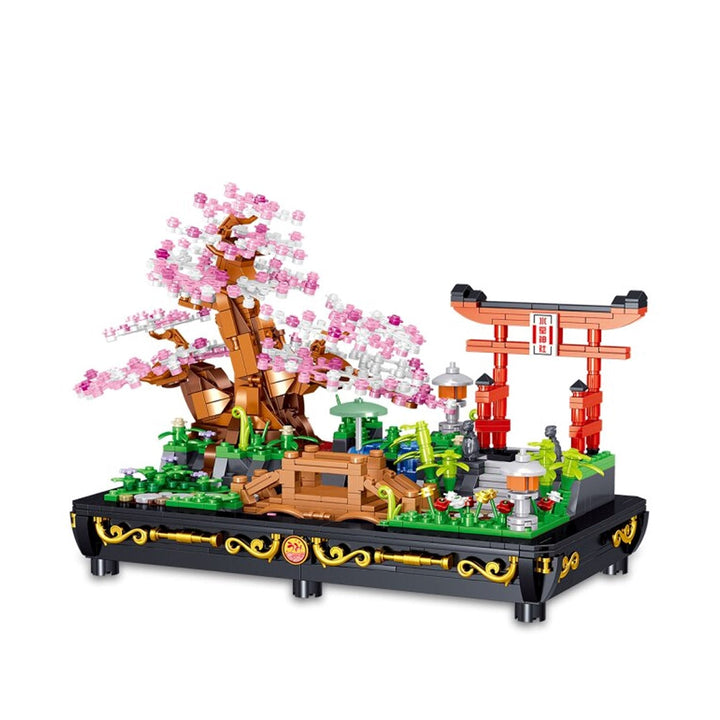 Skanto | Bonsai Cherry Blossom Sakura Shrine Nano Byggesett