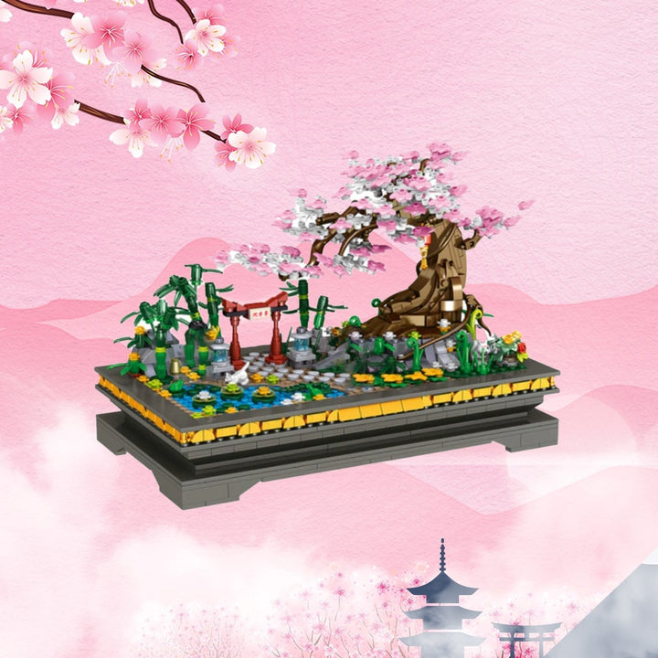 Skanto | Bonsai Cherry Blossom Sakura Shrine Nano Byggesett