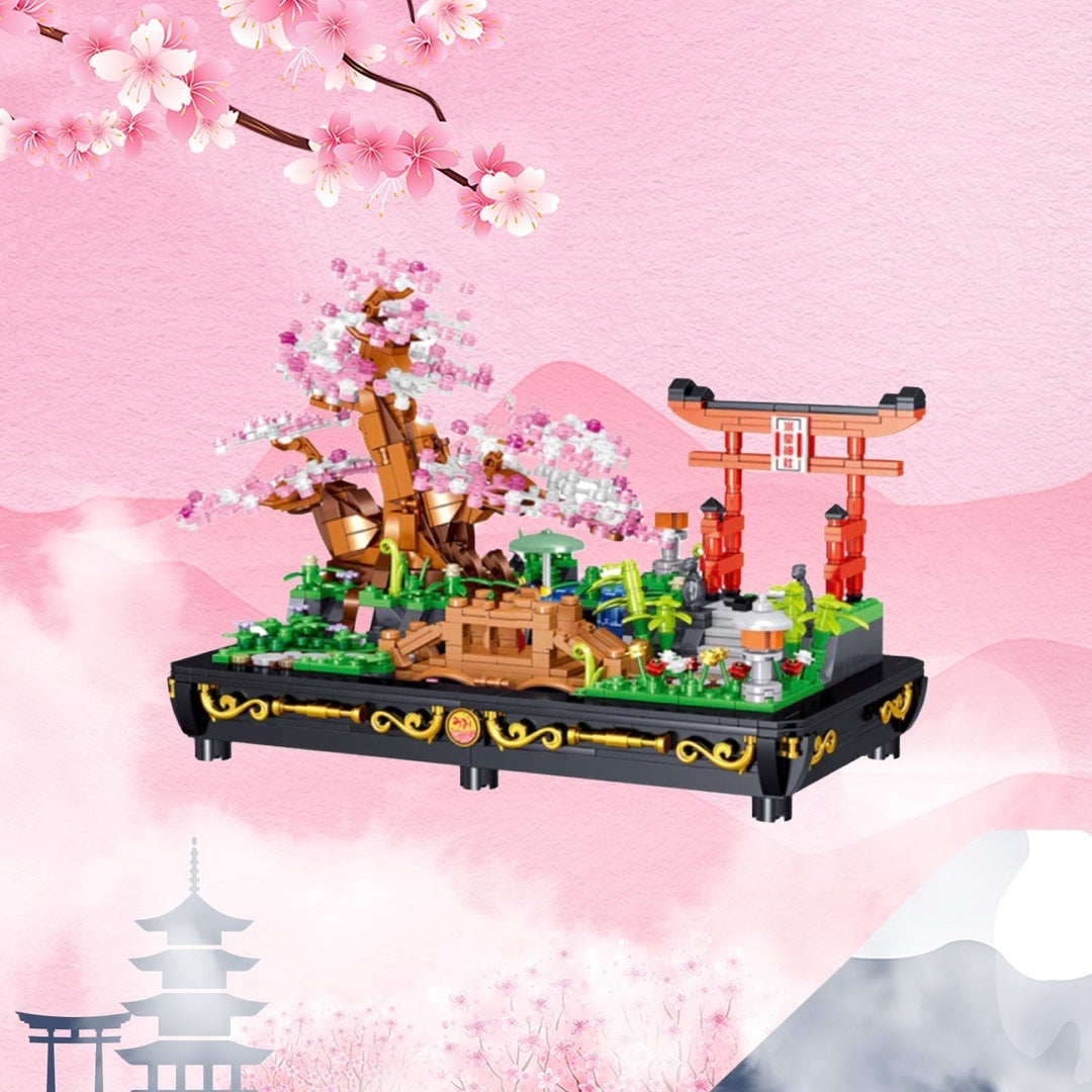 Skanto | Bonsai Cherry Blossom Sakura Shrine Nano Byggesett