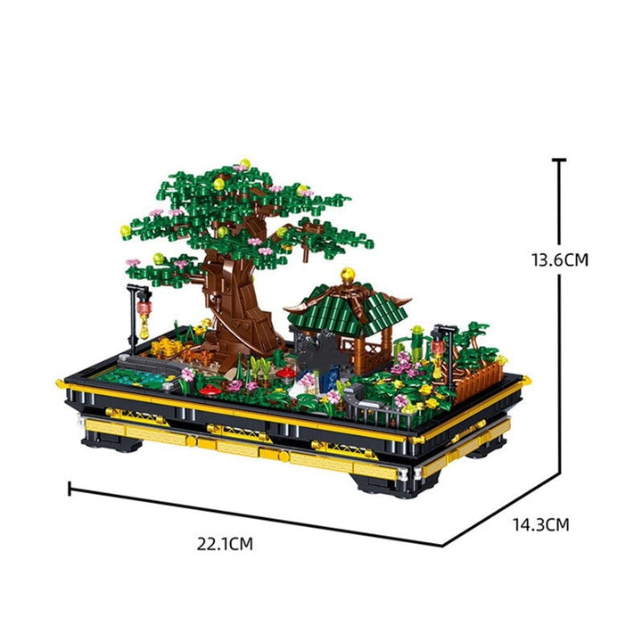 Skanto | Bonsai Sakura Shrine Scenic Building Nano Sets Collection