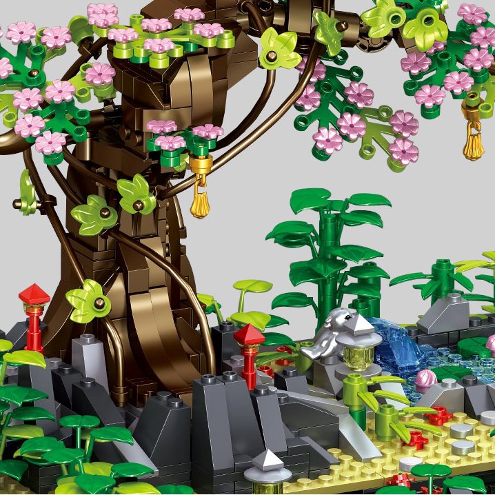 Skanto | Bonsai Sakura Shrine Scenic Building Nano Sets Collection