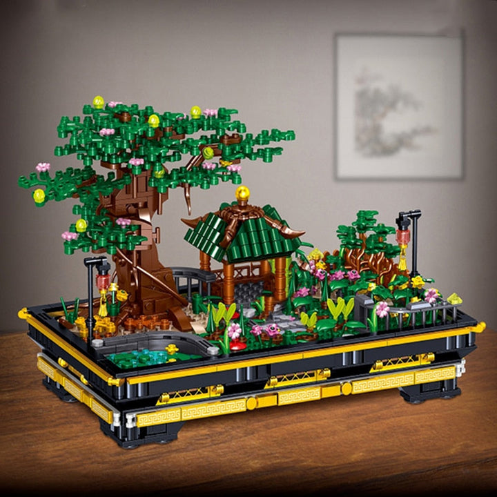 Skanto | Bonsai Sakura Shrine Scenic Building Nano Sets Collection