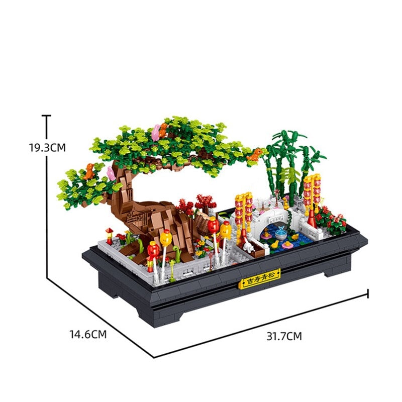 Skanto | Bonsai Sakura Shrine Scenic Building Nano Sets Collection