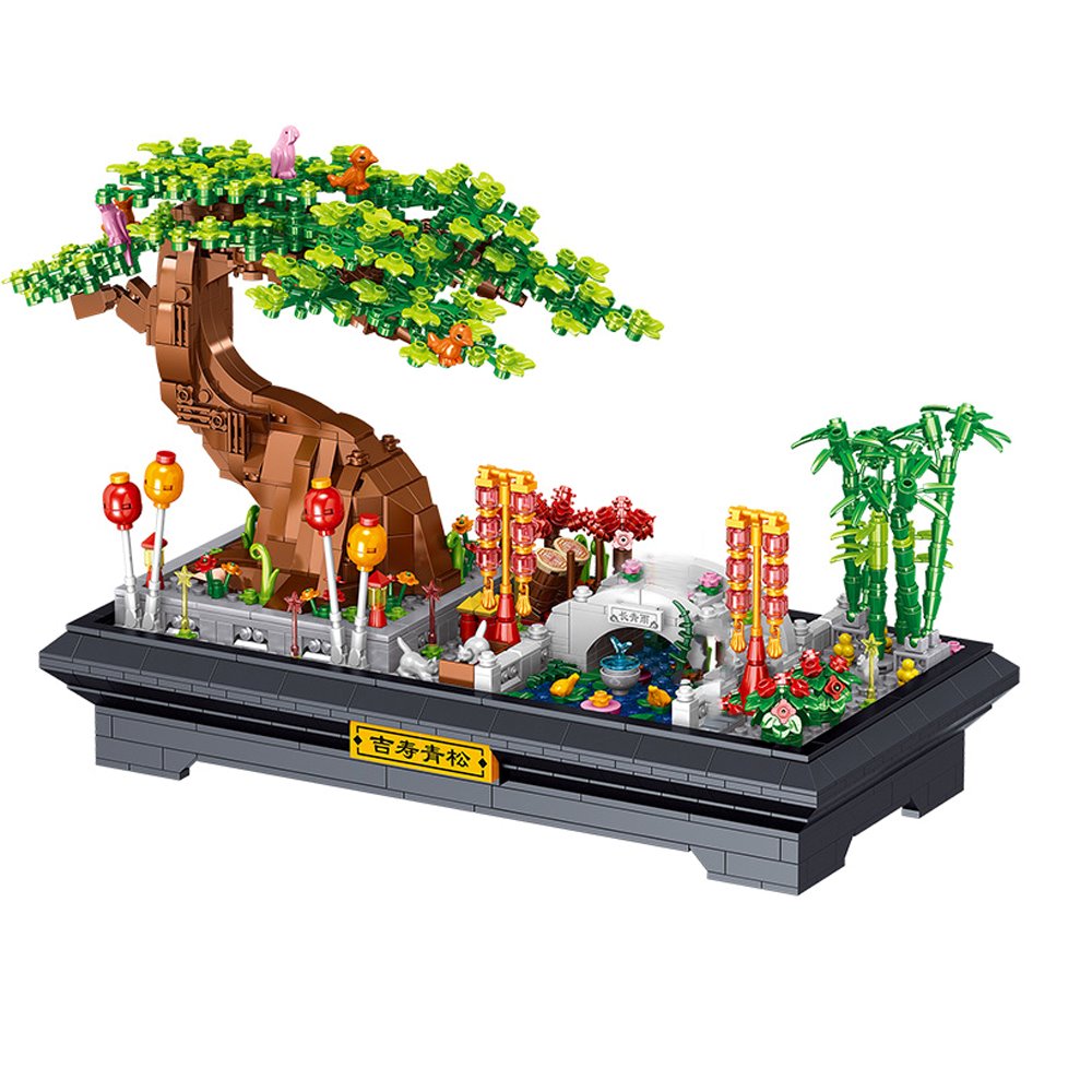 Skanto | Bonsai Sakura Shrine Scenic Building Nano Sets Collection