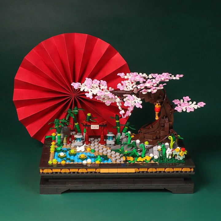 Skanto | Bonsai Sakura Shrine Scenic Building Nano Sets Collection