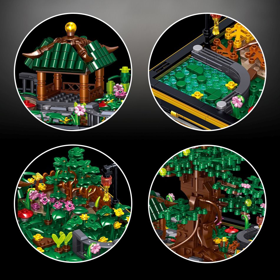 Skanto | Bonsai Sakura Shrine Scenic Building Nano Sets Collection