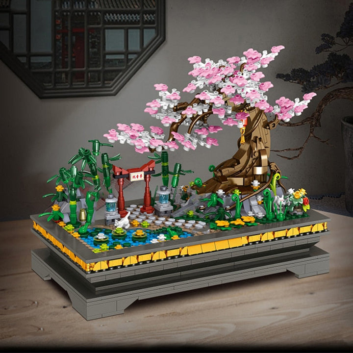 Skanto | Bonsai Sakura Shrine Scenic Building Nano Sets Collection
