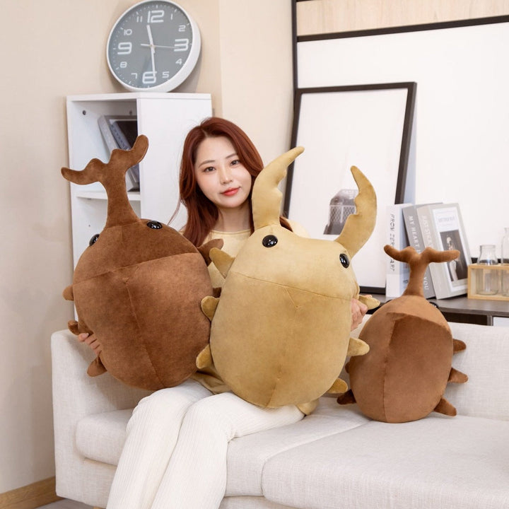 Skanto | Brun Kawaii Dung Beetles Plysje