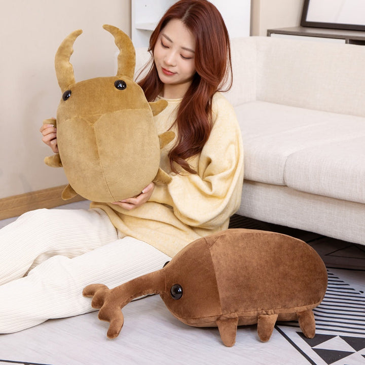 Skanto | Brun Kawaii Dung Beetles Plysje