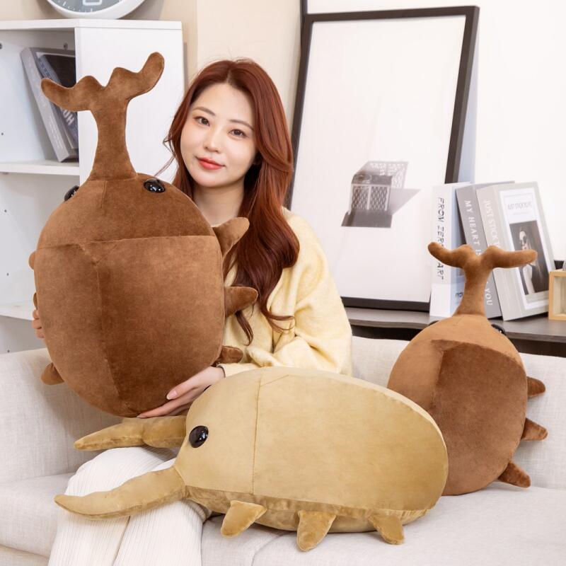 Skanto | Brun Kawaii Dung Beetles Plysje