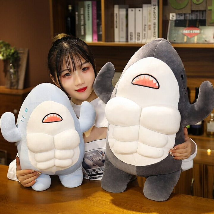 Skanto | Søte Muskel Hai Plushies | NY