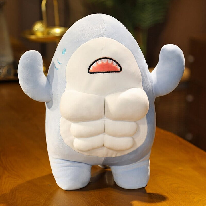 Skanto | Søte Muskel Hai Plushies | NY
