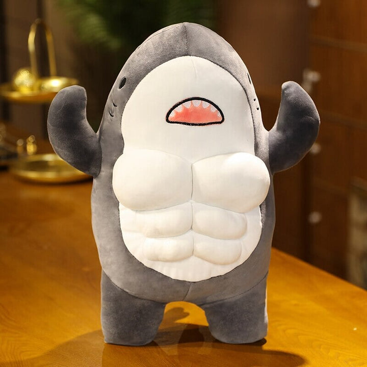 Skanto | Søte Muskel Hai Plushies | NY